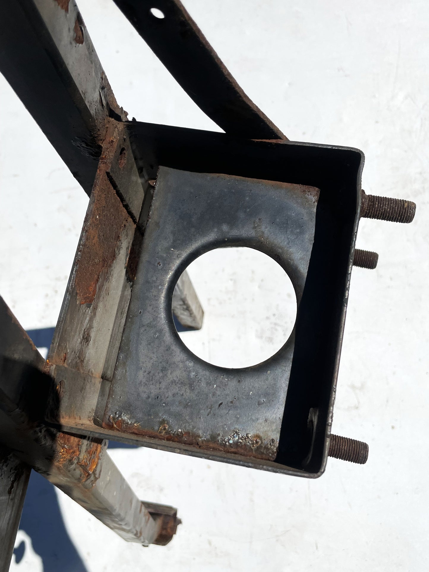 Jeep CJ Spare Tire Rack Carrier CJ7 CJ8 Factory Swing Away w/ Brackets FREE SHIP