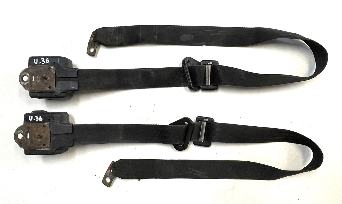 Jeep YJ Front Seat Belts Retractor fit 87-91 Wrangler driver n passenger belt CJ