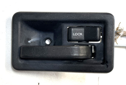 Barras de la MEDIA puerta del pasajero del Jeep YJ, manija interior y pestillo de la cerradura Wrangler