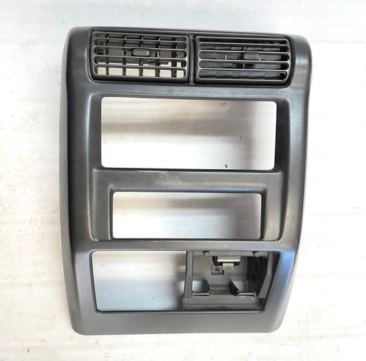 Jeep TJ Wrangler center bezel vents vent plastic dash trim dark grey AGATE