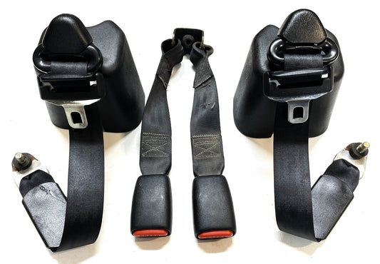 03-06 Jeep TJ Back Seat Belts Wrangler Shoulder Belt Retractor Female Bolts