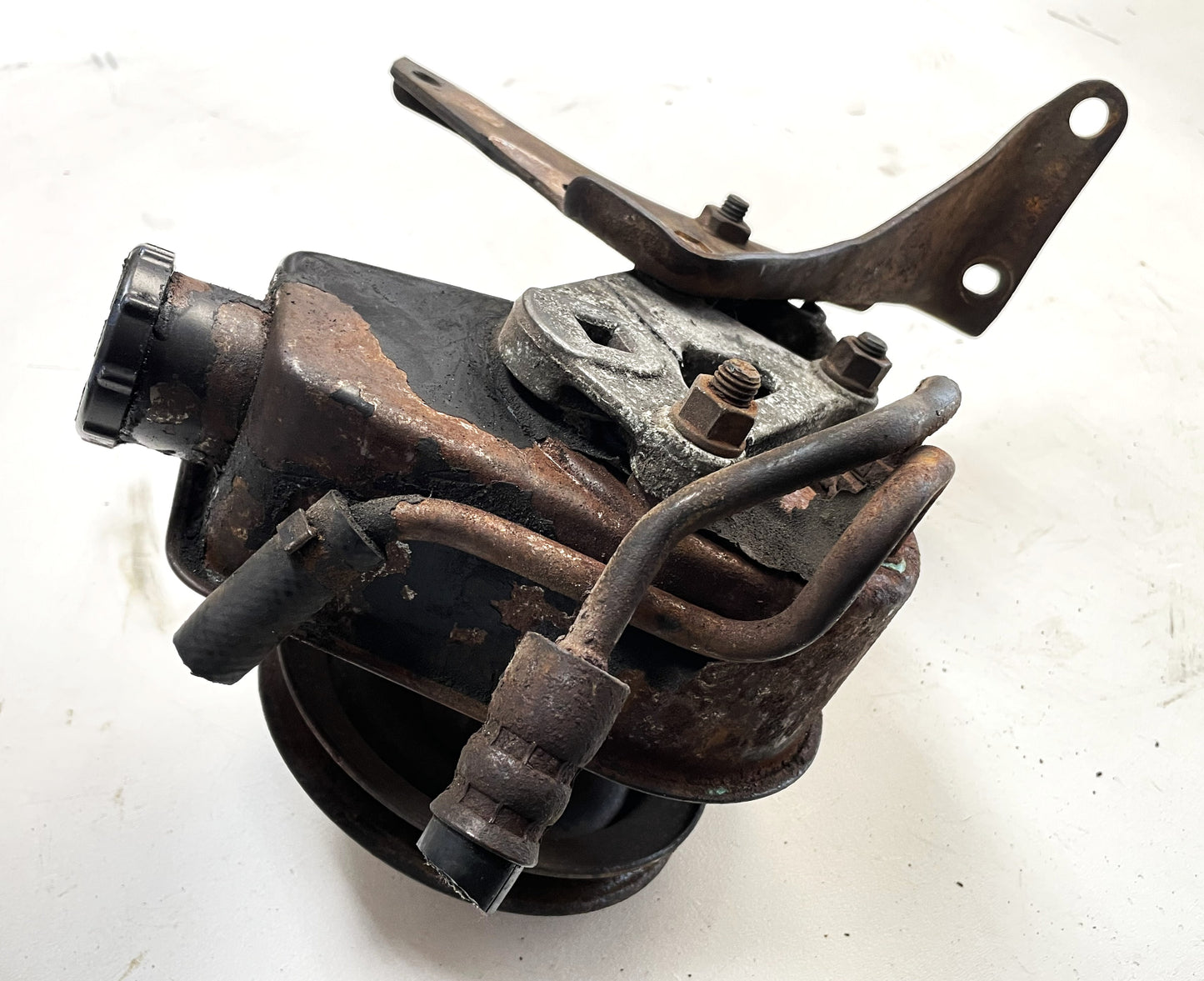 Jeep CJ5 CJ7 YJ 4.2 Six 6 Cylinder Power Steering Pump Brackets Wrangler 258 ci