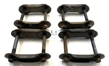 Grilletes Jeep YJ con pernos 87-95 Wrangler Ballestas delanteras y traseras ¡ENVÍO GRATIS! 