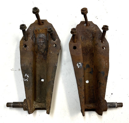 Jeep CJ7 CJ8 Front Shock Mount Tower Pair Tall Factory Mounts FREE SHIP 82-86 !