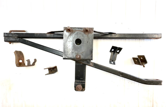 Jeep CJ spare tire rack carrier CJ7 CJ8 Factory swing away w/ brackets FREE SHIP