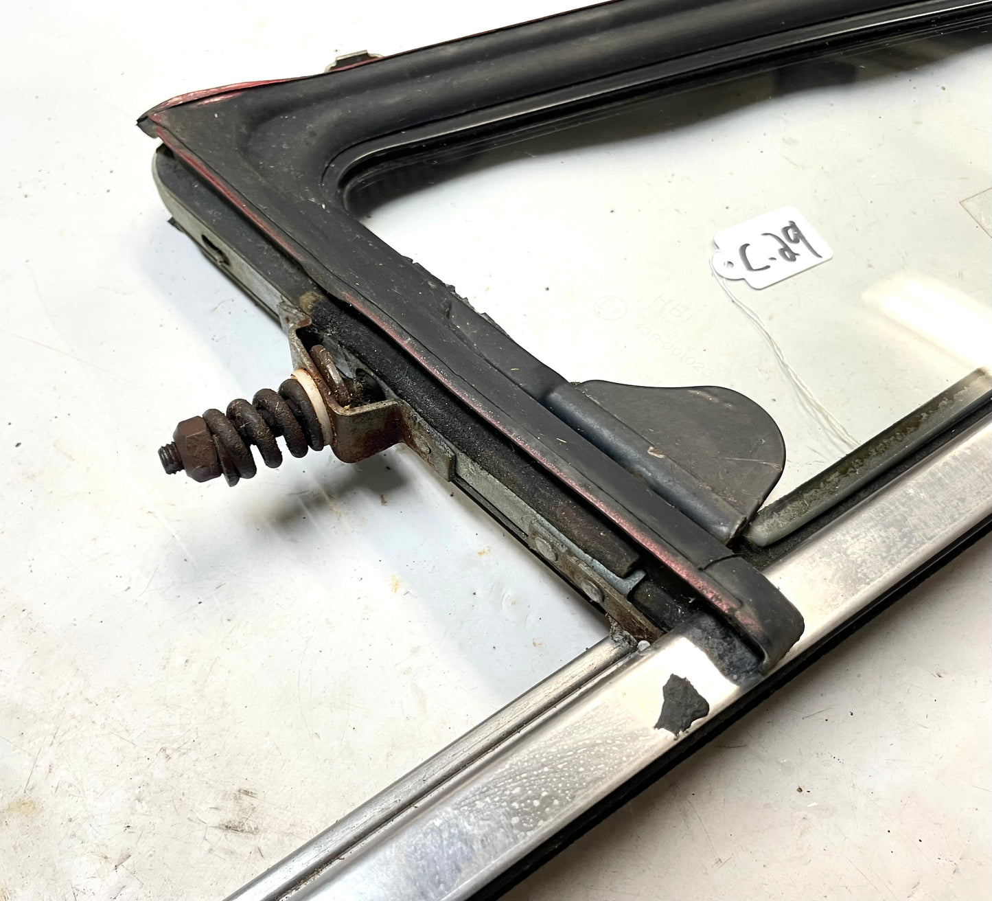 Ventana de ventilación Jeep CJ7 YJ Ala Puerta del conductor izquierda Wrangler Cromado 82-95 ¡LEE EL ANUNCIO! 
