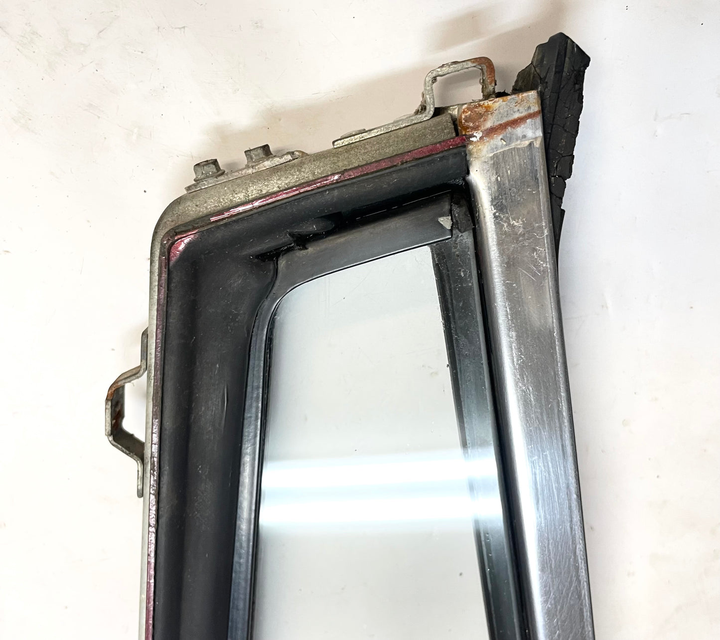 Ventana de ventilación Jeep CJ7 YJ Ala Puerta del conductor izquierda Wrangler Cromado 82-95 ¡LEE EL ANUNCIO! 