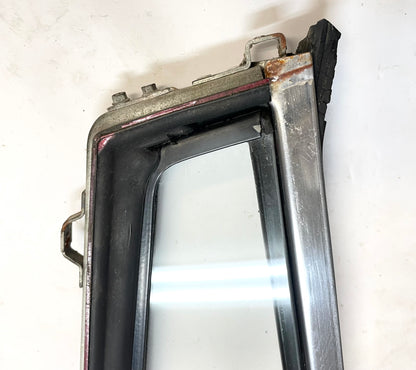 Ventana de ventilación Jeep CJ7 YJ Ala Puerta del conductor izquierda Wrangler Cromado 82-95 ¡LEE EL ANUNCIO! 