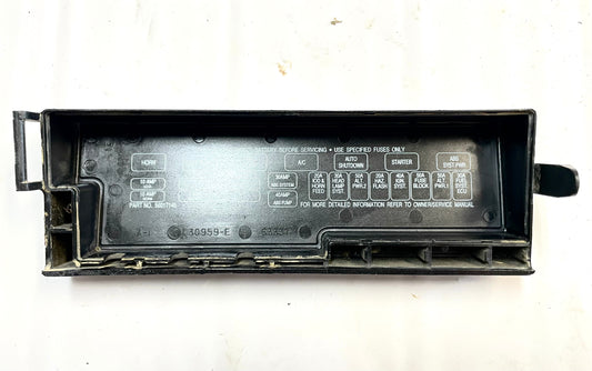 Jeep Wrangler YJ 91-95 Under Hood Fuse Block Relay Panel Cover OEM 56017145 !