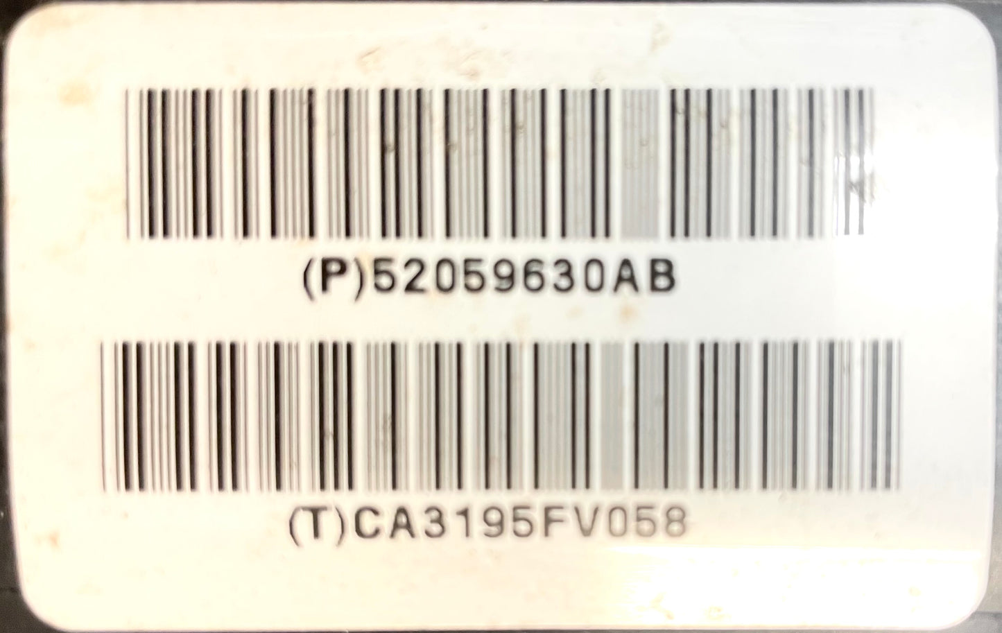 05-06 Jeep TJ Wrangler Evap Fuel Vapor Charcoal Canister P52059630AB FREE SHIP