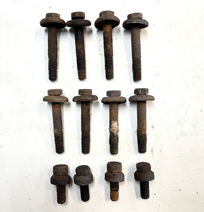 Pernos y arandelas del colector de admisión del Jeep CJ 4.2 de seis cilindros (72-80 CJ5 CJ7 232 258)