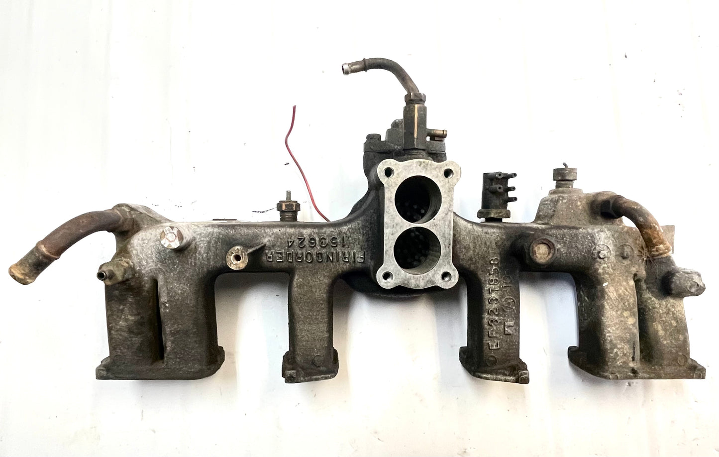 Jeep 4.2 intake manifold YJ CJ5 CJ7 CJ8 2 barrel aluminum AMC 258 EF3237858 carb