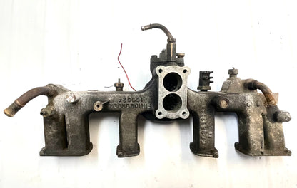 Jeep 4.2 intake manifold YJ CJ5 CJ7 CJ8 2 barrel aluminum AMC 258 EF3237858 carb