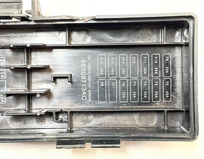 Tapa de la caja de fusibles del compartimiento del motor Jeep TJ 56009713AC Wrangler ¡ENVÍO GRATIS! 