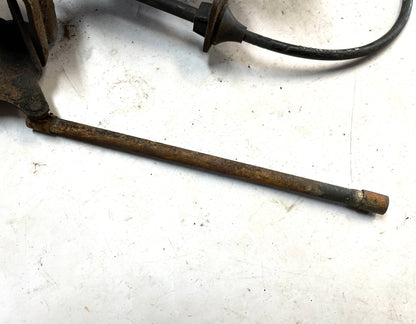 Jeep CJ 6 cylinder throttle linkage with rod 2 barrel carb CJ5 CJ7 258 4.2