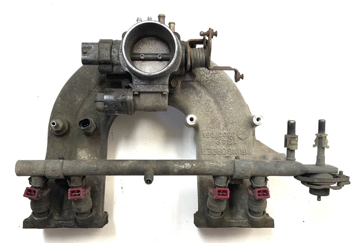 Jeep YJ 4 cylinder intake manifold 2.5 fuel rail 92-95 Wrangler 33007051