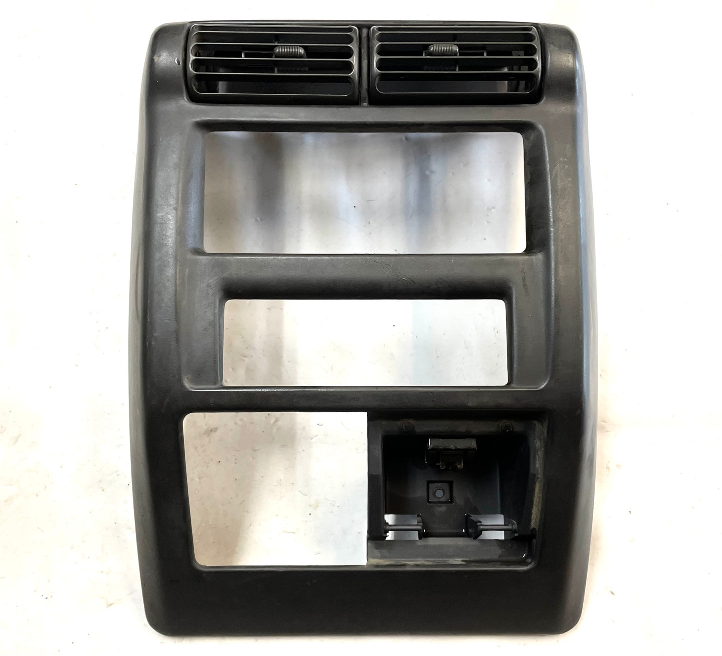 Embellecedor de plástico para el panel central de ventilación del Jeep TJ Wrangler con respiraderos en gris oscuro ágata 