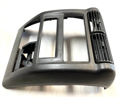 Embellecedor de plástico para el panel central de ventilación del Jeep TJ Wrangler con respiraderos en gris oscuro ágata 