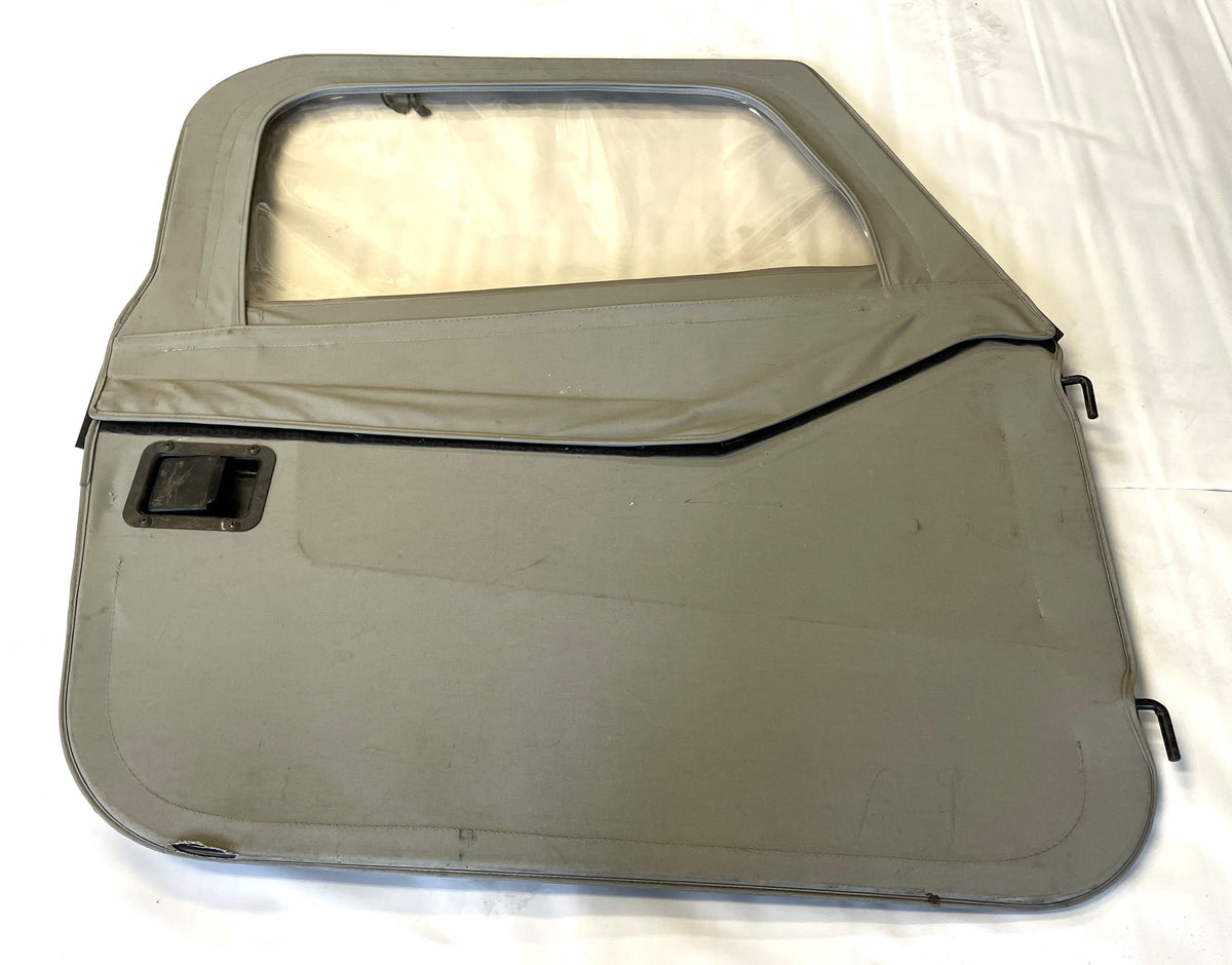Jeep YJ CJ7 Bestop Grey full soft doors 2 piece door Wrangler82-95 FREE SHIP