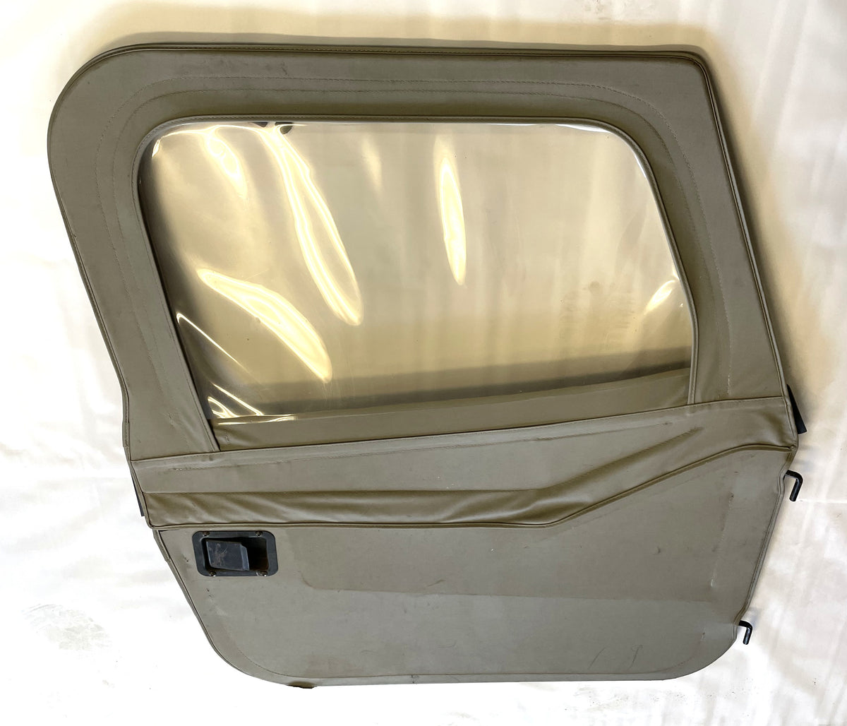 Jeep YJ CJ7 Bestop Grey full soft doors 2 piece door Wrangler82-95 FREE SHIP