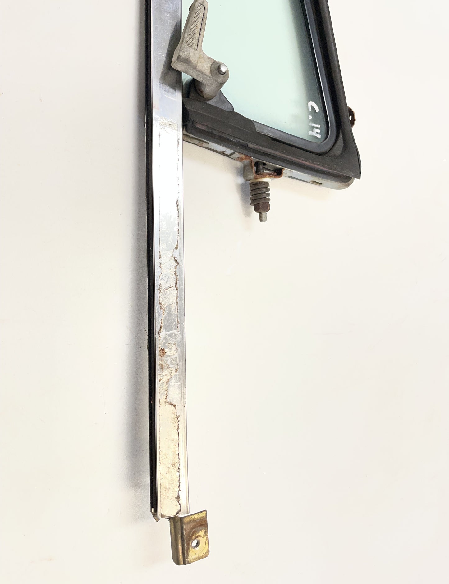 Ventana de ventilación Jeep CJ7 YJ Ala Puerta del conductor izquierda Wrangler Cromado 82-95 ¡LEE EL ANUNCIO! 