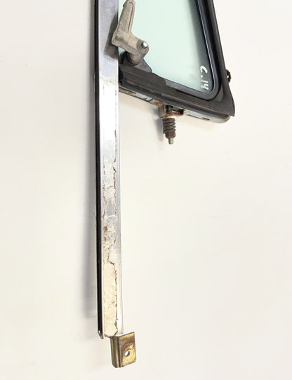 Ventana de ventilación Jeep CJ7 YJ Ala Puerta del conductor izquierda Wrangler Cromado 82-95 ¡LEE EL ANUNCIO! 