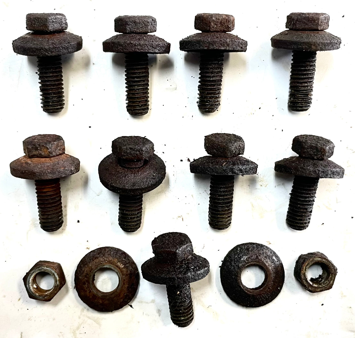 Jeep YJ Wrangler 4.0 six cylinder intake exhaust manifold bolts FREE SHIPPING