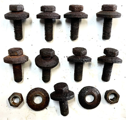 Jeep YJ Wrangler 4.0 six cylinder intake exhaust manifold bolts FREE SHIPPING