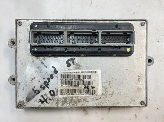 02 Jeep TJ Wrangler ECM 4.0 computer 6 cylinder manual transmission P56041945AE