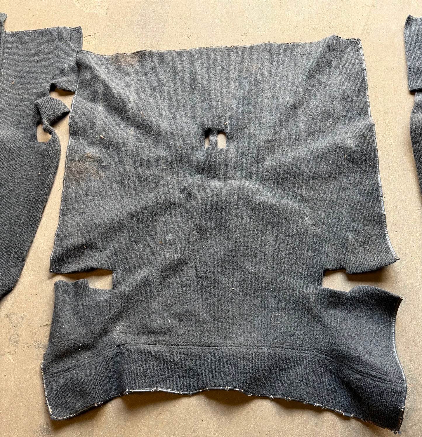 Jeep YJ Wrangler grey back seat / wheel well carpet FREE SHIPPING