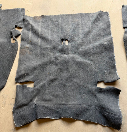 Jeep YJ Wrangler grey back seat / wheel well carpet FREE SHIPPING