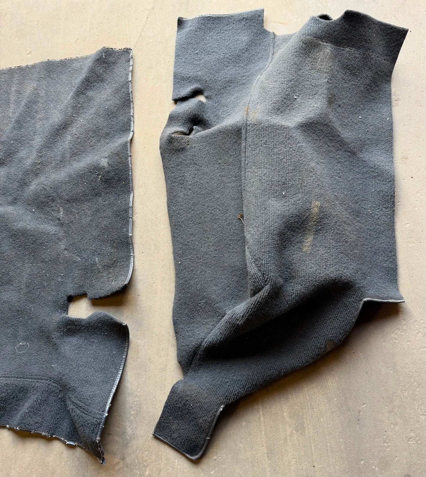 Jeep YJ Wrangler grey back seat / wheel well carpet FREE SHIPPING