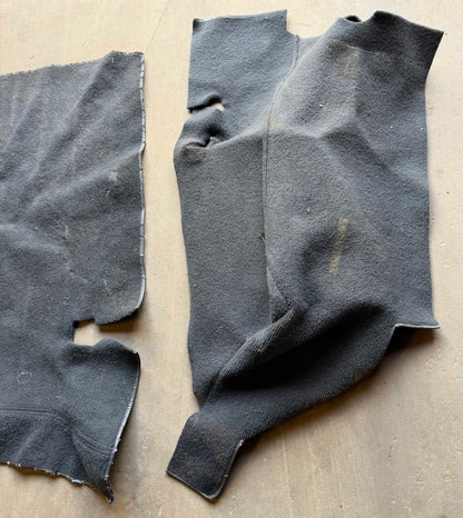 Jeep YJ Wrangler grey back seat / wheel well carpet FREE SHIPPING