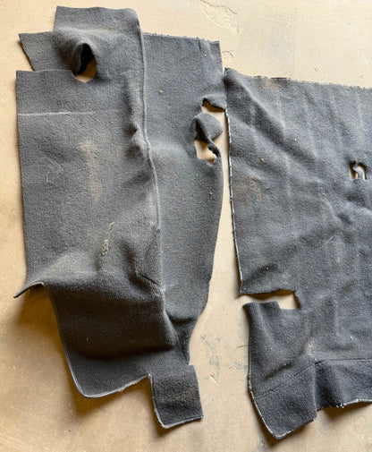 Jeep YJ Wrangler grey back seat / wheel well carpet FREE SHIPPING