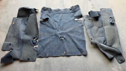 Jeep YJ Wrangler grey back seat / wheel well carpet FREE SHIPPING