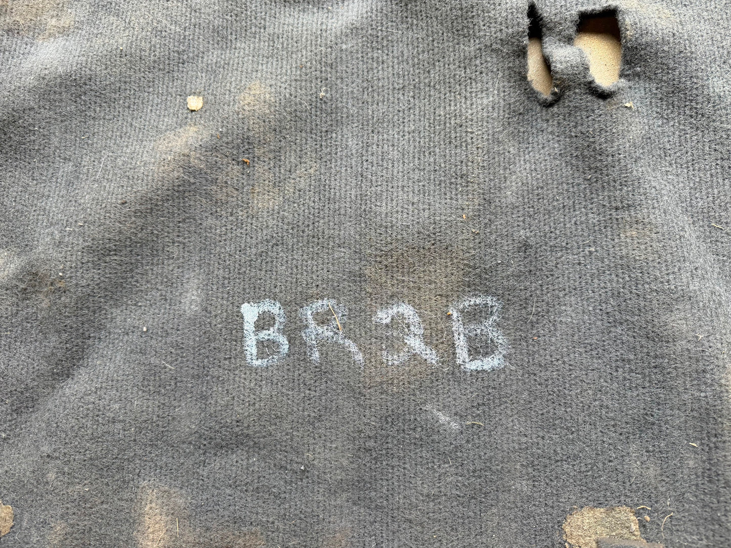 Jeep YJ Wrangler grey back seat / wheel well carpet FREE SHIPPING