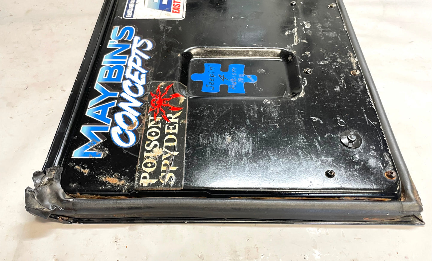 Jeep YJ tailgate black tail gate Wrangler Free Shipping fits 87-95