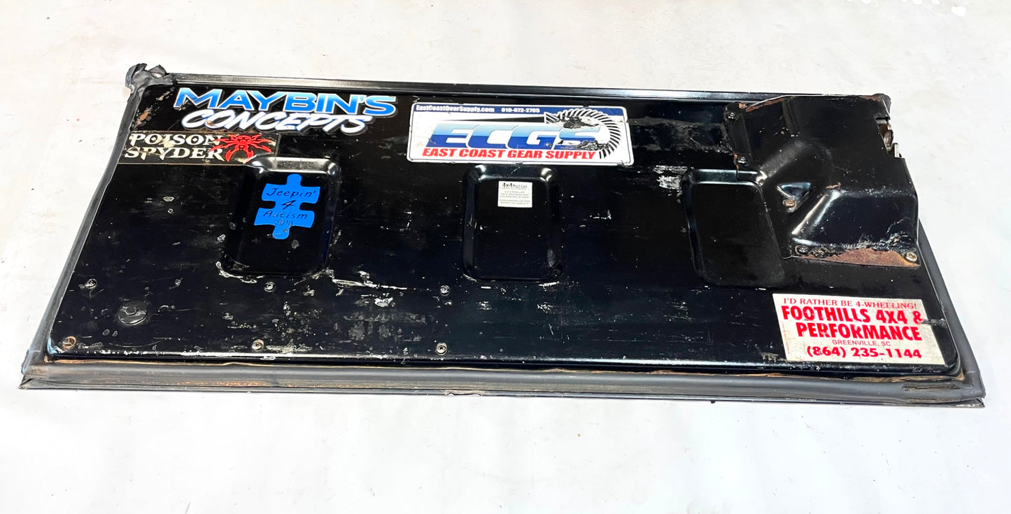 Jeep YJ tailgate black tail gate Wrangler Free Shipping fits 87-95