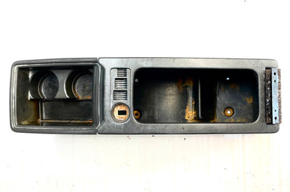 Jeep YJ Center Console factory Dark Grey Wrangler 91-95 MISSING LID