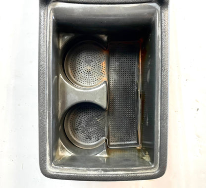 Jeep YJ Center Console factory Dark Grey Wrangler 91-95 MISSING LID