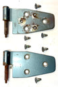 Jeep YJ Wrangler Door Hinge Set driver side hinges Left fits 97-07 Silver