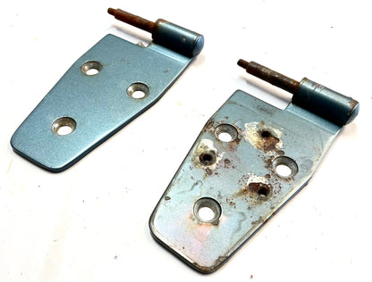 Jeep YJ Wrangler Door Hinge Set driver side hinges Left fits 97-07 Silver