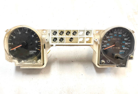 BROKEN Jeep YJ speedometer tachometer gauge cluster 92-95 Wrangler 56009504