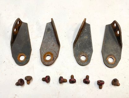 Jeep CJ Side Mirror Mount bracket and torx screws CJ5 CJ7 CJ8 windshield hinge