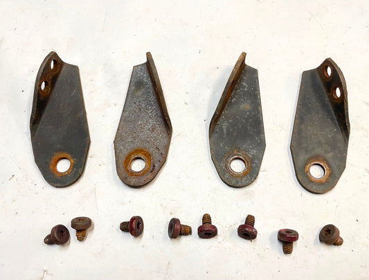 Jeep CJ Side Mirror Mount bracket and torx screws CJ5 CJ7 CJ8 windshield hinge