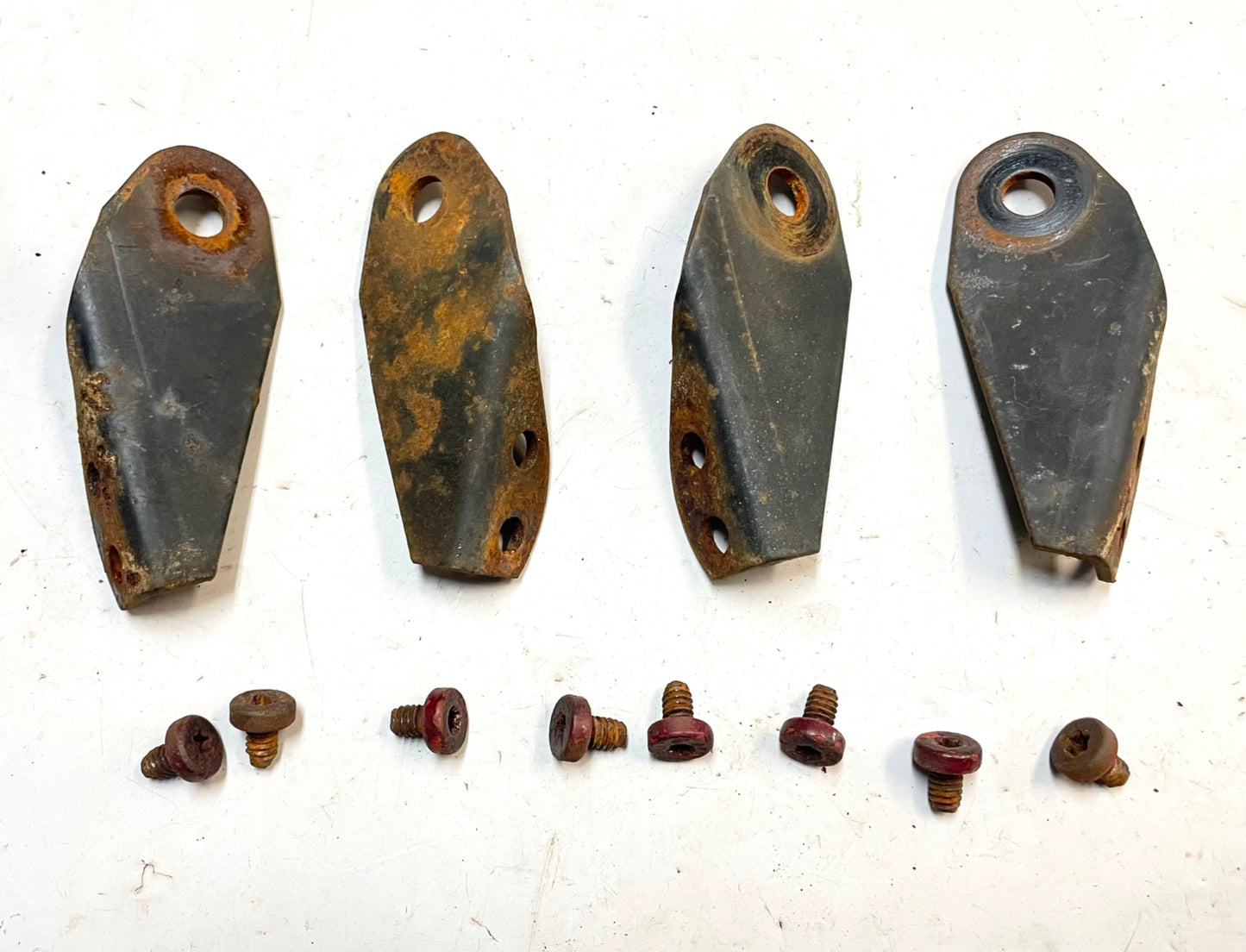 Jeep CJ Side Mirror Mount bracket and torx screws CJ5 CJ7 CJ8 windshield hinge