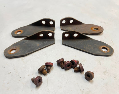Jeep CJ Side Mirror Mount bracket and torx screws CJ5 CJ7 CJ8 windshield hinge