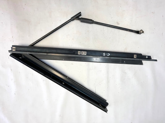 Jeep YJ factory passenger side door surround with tension bar soft top READ AD