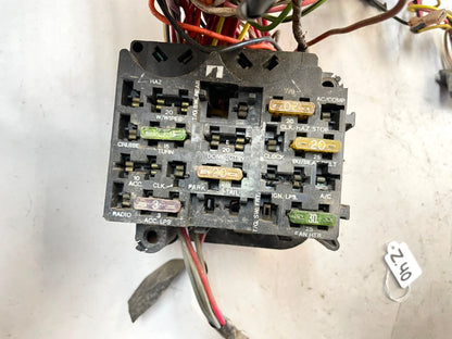 83-86 Jeep CJ dash wire harness CJ5 CJ7 wiring gauge panel fuse block PARTS