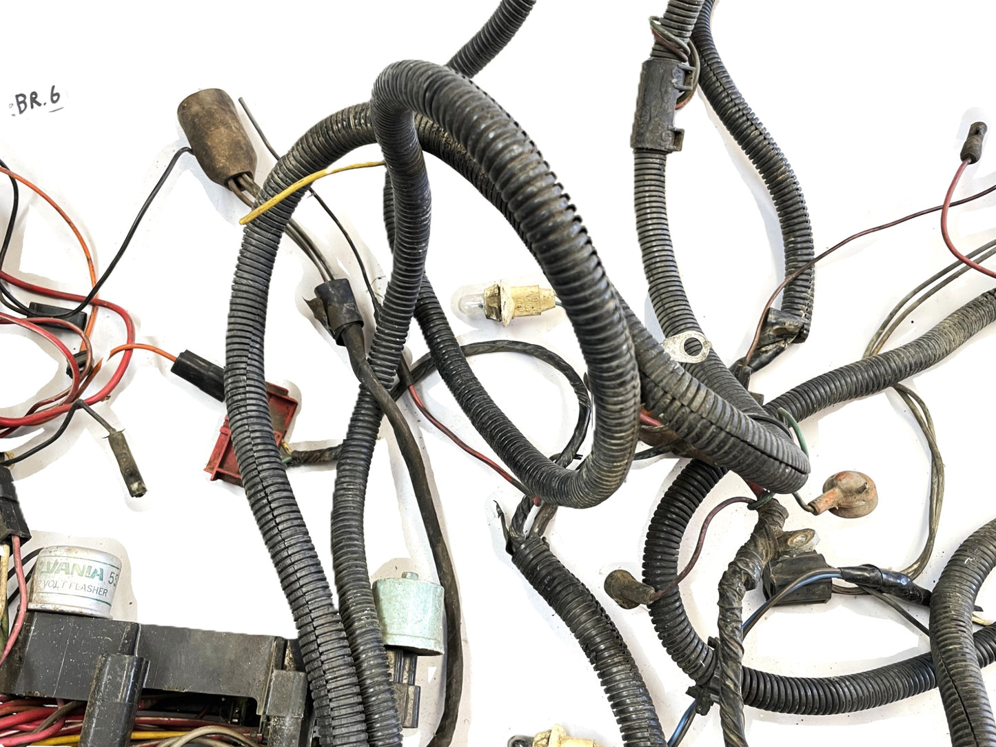 Jeep CJ5 CJ7 V8 wiring harness fits 76 77 CJ dash 304 engine head light AMC